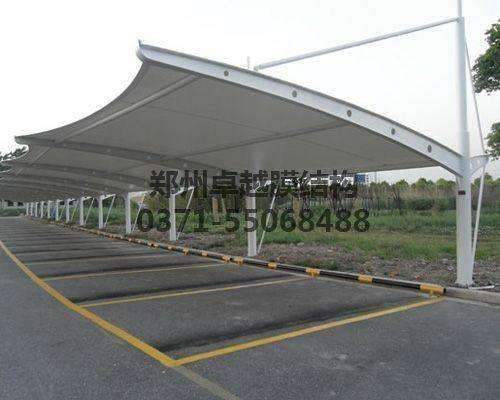 7字型膜結(jié)構(gòu)車棚(平膜)