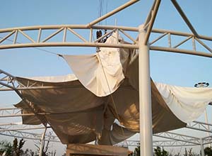 膜結(jié)構(gòu)中膜布怎么安裝？