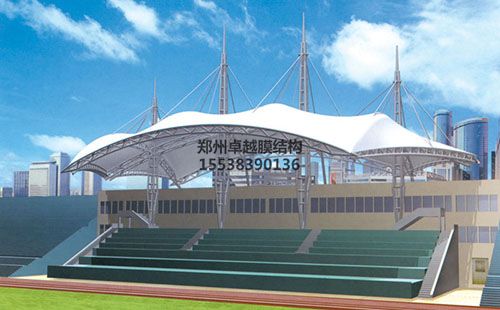 漯河醫(yī)學(xué)高等?？茖W(xué)校膜結(jié)構(gòu)看臺(tái)設(shè)計(jì)效果圖