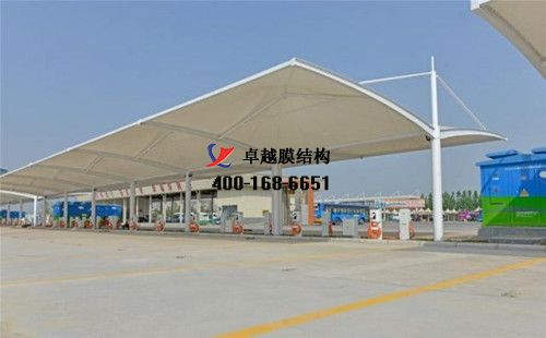 ?？h膜結(jié)構(gòu)充電站樁停車棚/雨棚【浚縣漢生食品有限責(zé)任公司等】工程設(shè)計施工案例
