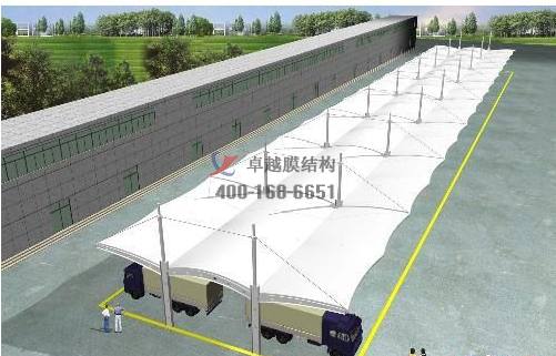 鄂爾多斯膜結(jié)構(gòu)車(chē)棚【內(nèi)蒙古鄂爾多斯資源股份有限公司等】設(shè)計(jì)施工案例