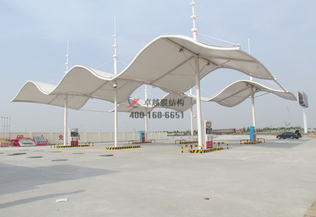 漯河膜結(jié)構收費站設計施工案例 　　