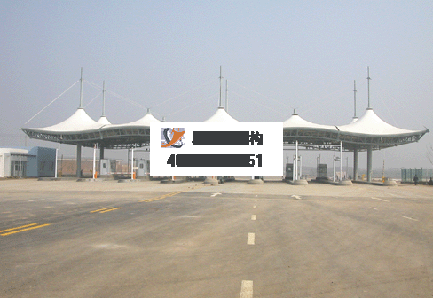 朔州膜結(jié)構收費站/遮陽棚設計施工案例