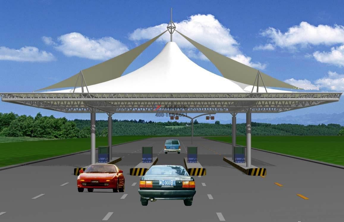 太原膜結(jié)構收費站/遮陽棚設計施工案例 　　