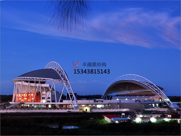 荊門網(wǎng)球場膜結構罩棚設計施工【案例圖片】 　　