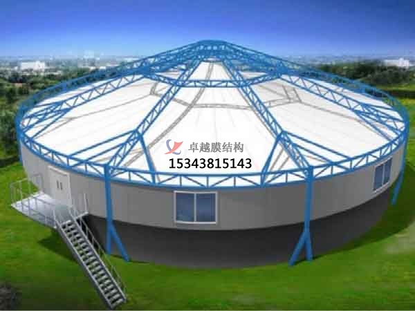 安慶市<font color='red'>污水池加蓋</font>膜結(jié)構(gòu)遮陽(yáng)棚【生產(chǎn)銷售】 　　