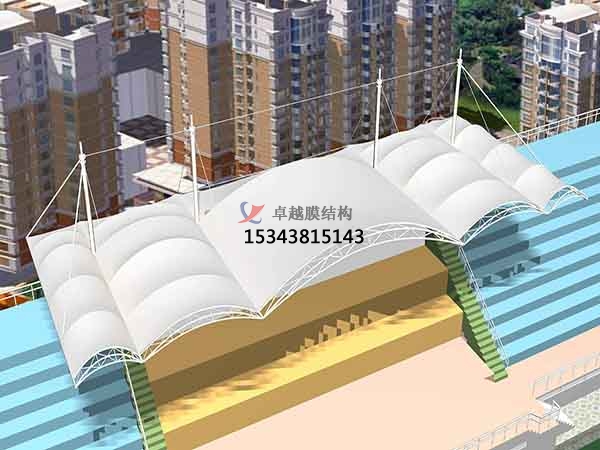 永州市看臺膜結構遮陽棚【生產銷售】
