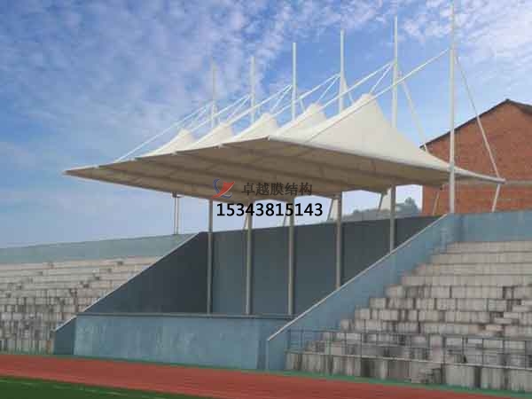 曲靖市看臺膜結構遮陽棚【生產銷售】