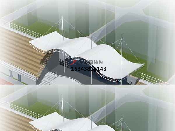 岳陽市看臺膜結構遮陽棚【生產銷售】