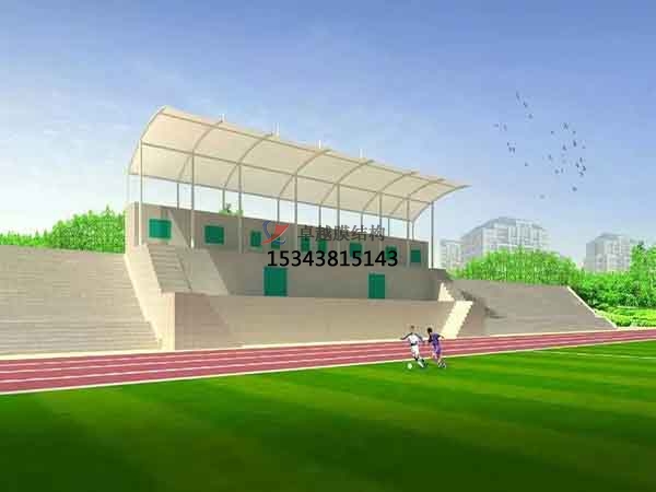 珠海市看臺膜結構遮陽棚【生產銷售】