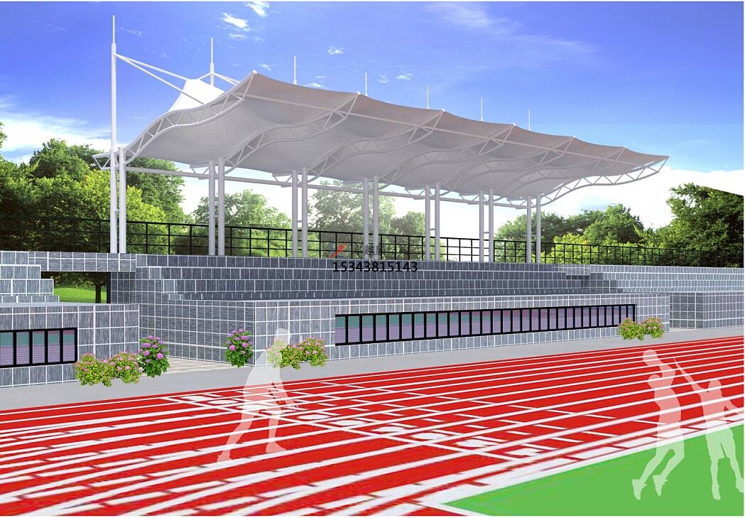 云南膜結(jié)構(gòu)看臺/舞臺【云南師大附中等】工程設計施工案例