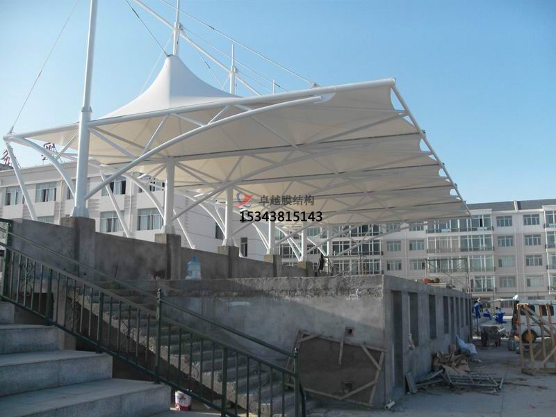 江蘇膜結(jié)構(gòu)看臺/舞臺【南京工業(yè)大學等】工程設計施工案例