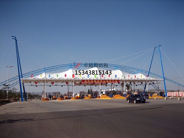 白銀膜結(jié)構收費站【建筑團隊】