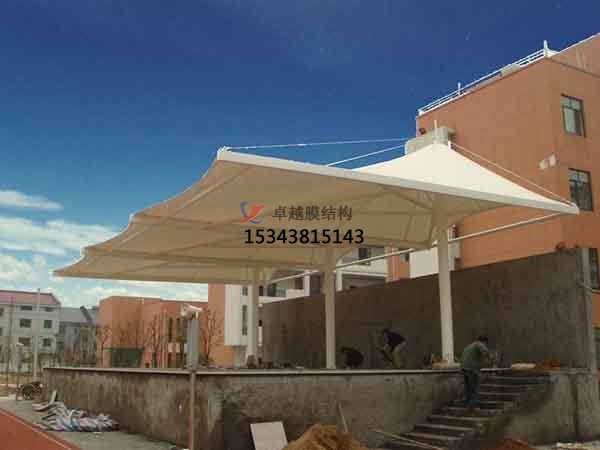 遵化膜結構看臺雨棚設計施工安裝