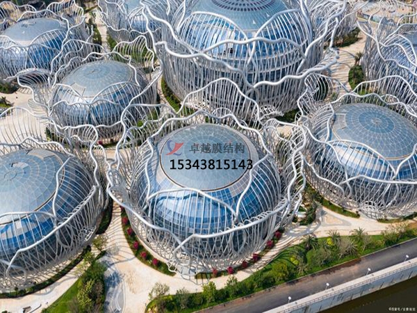 ETFE膜結構項目【海南?？诤；◢u會議中心】正在施工中