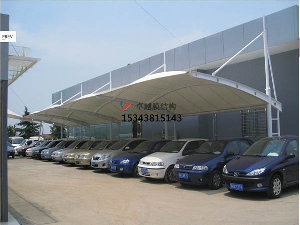 鄭州<font color='red'>膜結構車棚</font>在設計安裝中要做到符合實際情況