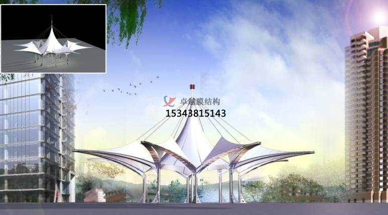 膜結(jié)構(gòu)景觀(guān)效果圖設(shè)計(jì)方案