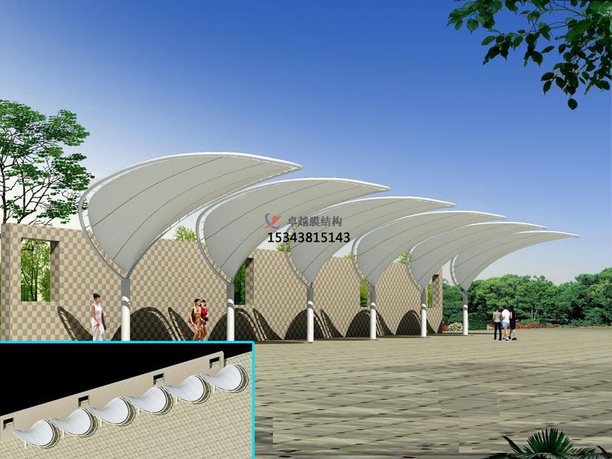 南陽膜結(jié)構(gòu)景觀效果圖【設計案例】