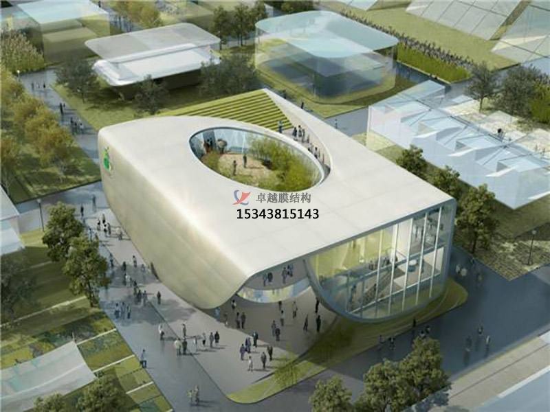 寶雞膜結(jié)構展覽館效果圖