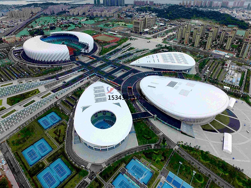 咸陽膜結(jié)構展覽館效果圖