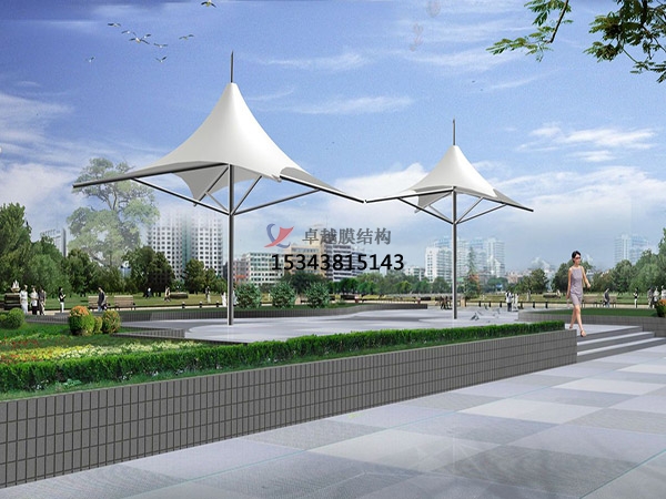 延安膜結(jié)構景觀效果圖