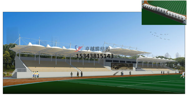 南陽膜結(jié)構(gòu)看臺(tái)拉膜案例