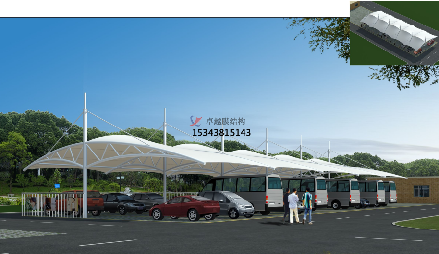 為什么膜結(jié)構(gòu)車棚隨處可見？