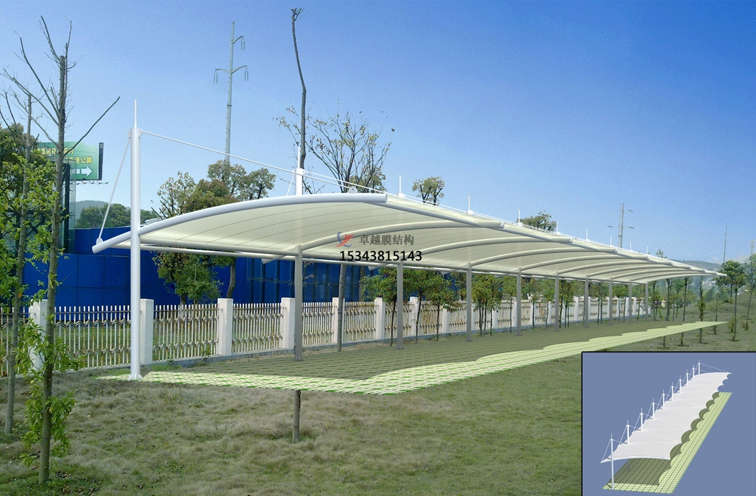 山東膜結構公司【膜結構停車場】山東膜結構廠家