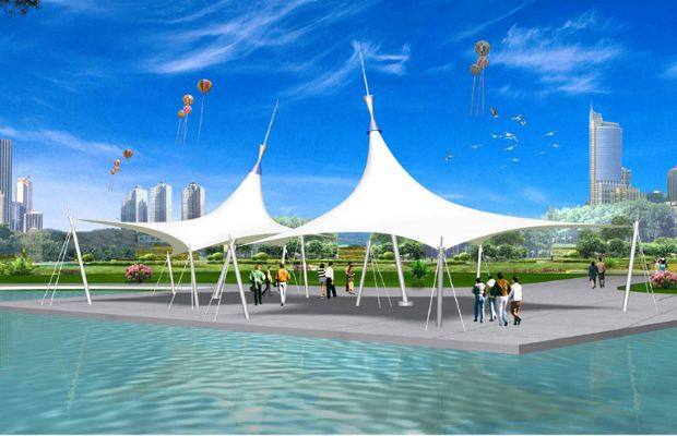 上海張拉膜遮陽棚生產(chǎn)廠家設計施工【上海財經(jīng)大學張拉膜遮陽棚】等項目