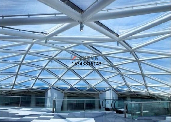 淄博膜結構地下車庫入口【施工案例】